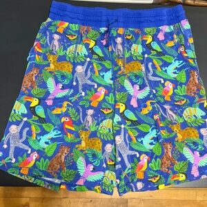 Men’s Little Sleepies XL Jungle Pajama Shorts